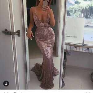 Abyss by Abby JILAH sequin gown